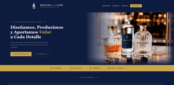 Sitio corporativo SS Glass Group
